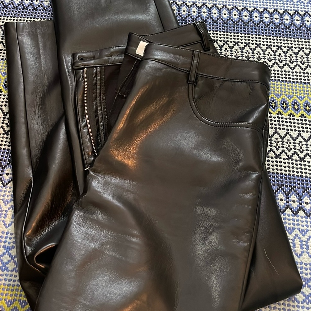 Aritzia leather pants